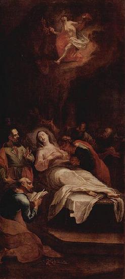 UNTERBERGER, Michelangelo Tod der Maria Sweden oil painting art